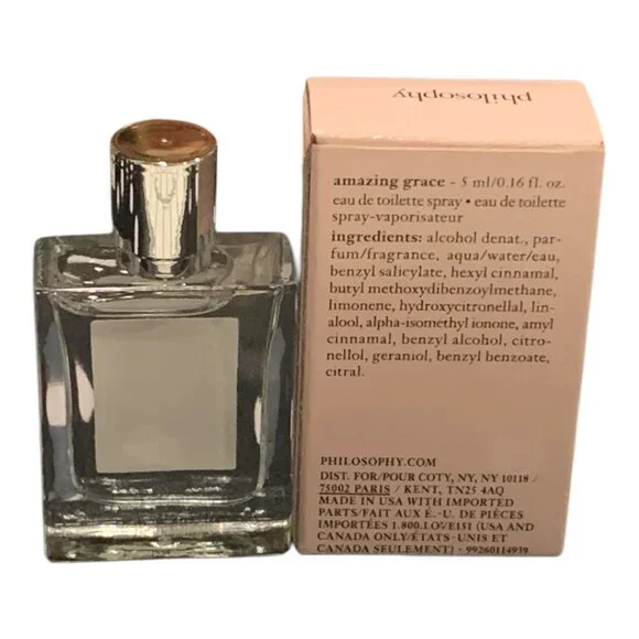 π₯3/$30 NIB Philosophy Amazing Grace Deluxe Travel Size 5mL - Picture 2 of 2